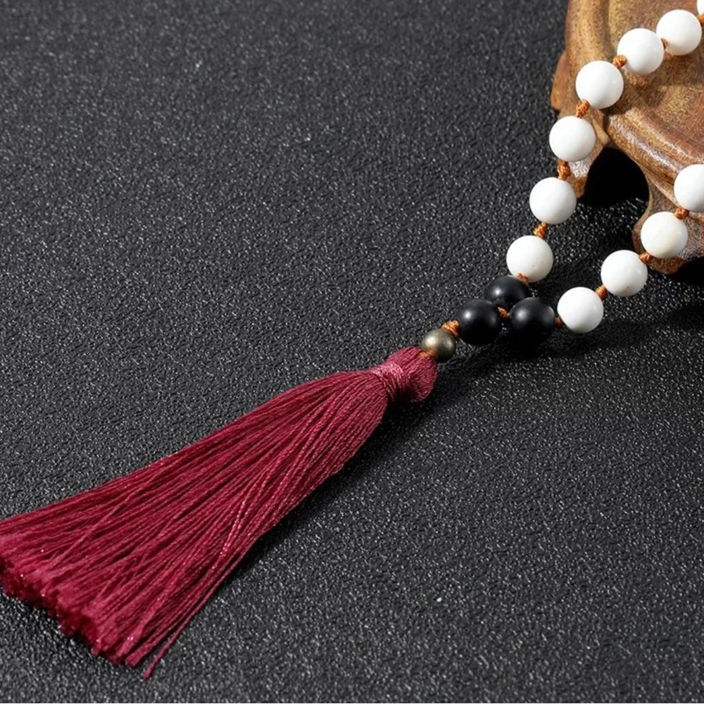 COPY - White jade Mala - Picture 4 of 4